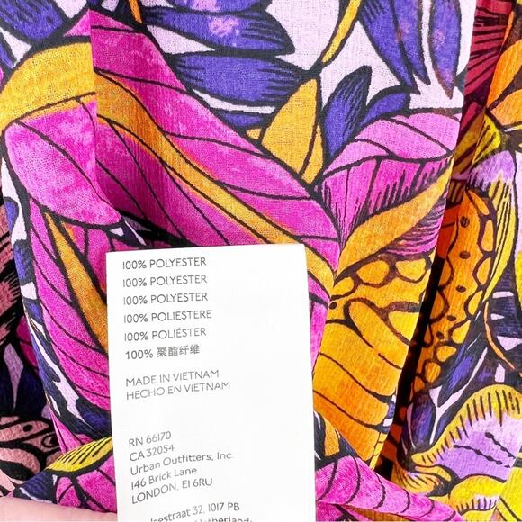 NEW Anthropologie x Alexandra Farmer Puff Sleeve Butterfly Blouse S - Picture 7 of 8